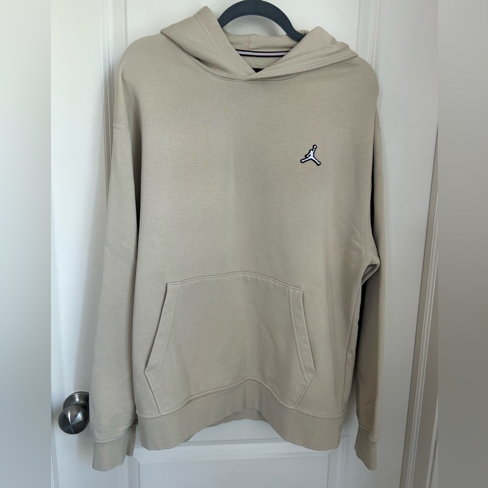 Jordan Men’s Tan Hoodie With Logo